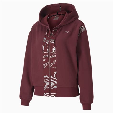 Metallic Women's Full Zip Training Hoodie 